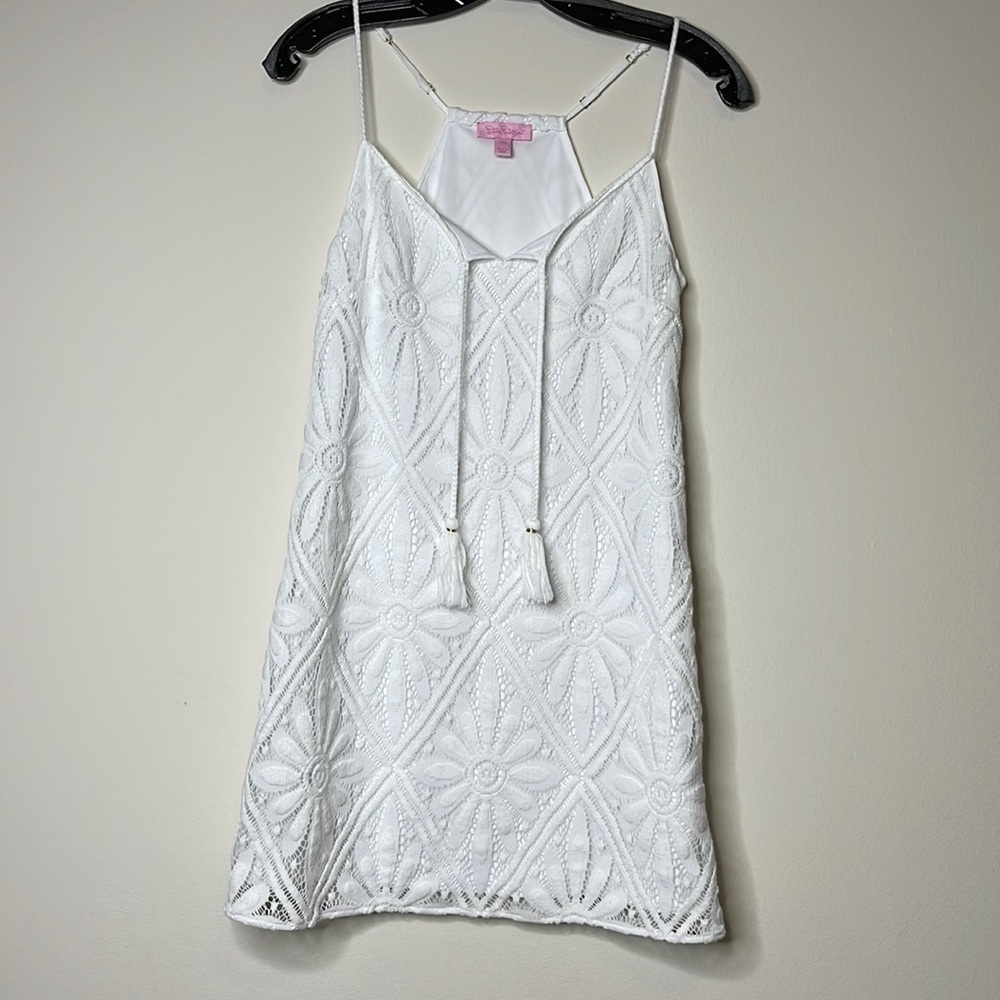 Lilly Pulitzer White Eyelet Dress Size XXS